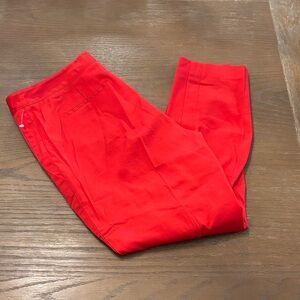 Adrianna Papell Vibrant Red Chinos